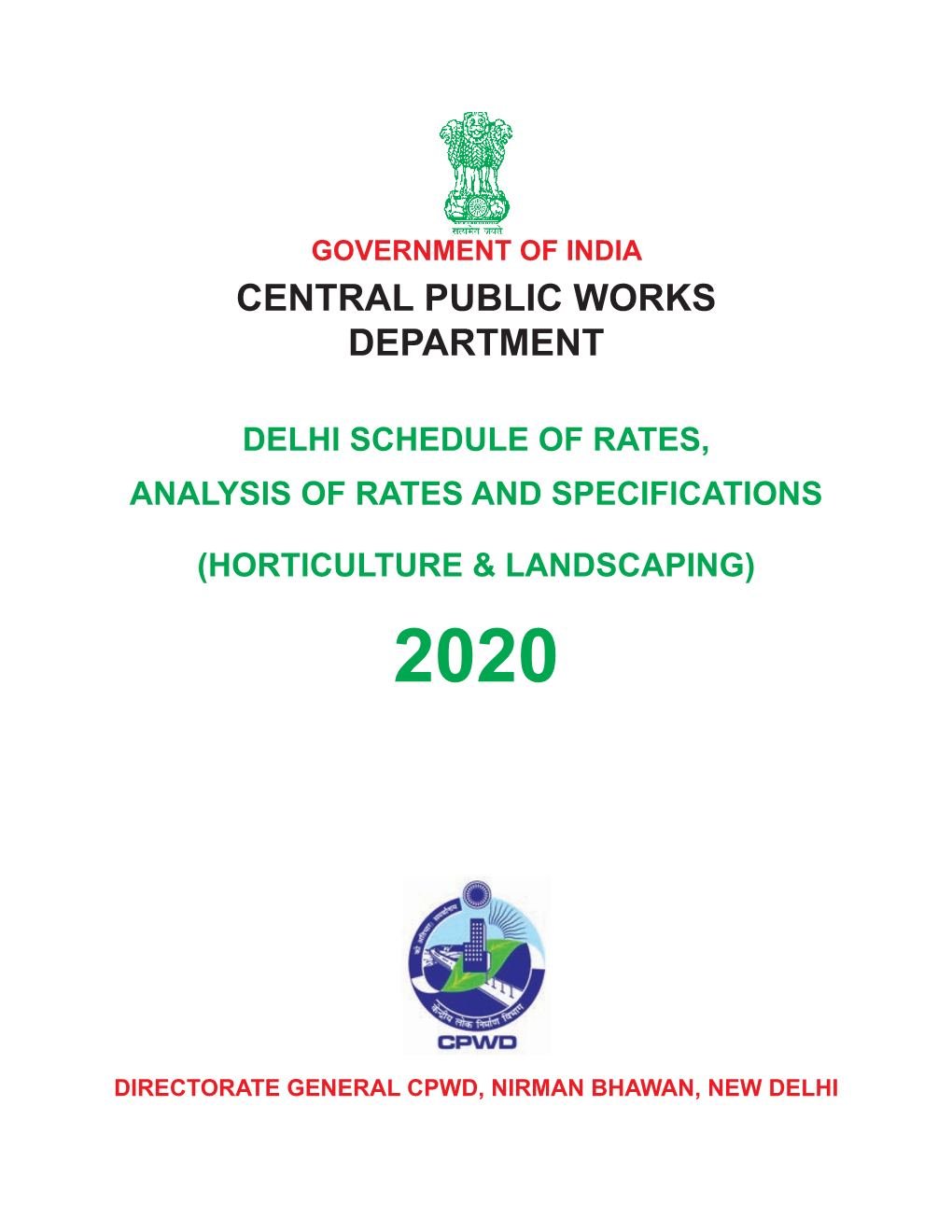 DSR 2020 Horticulture